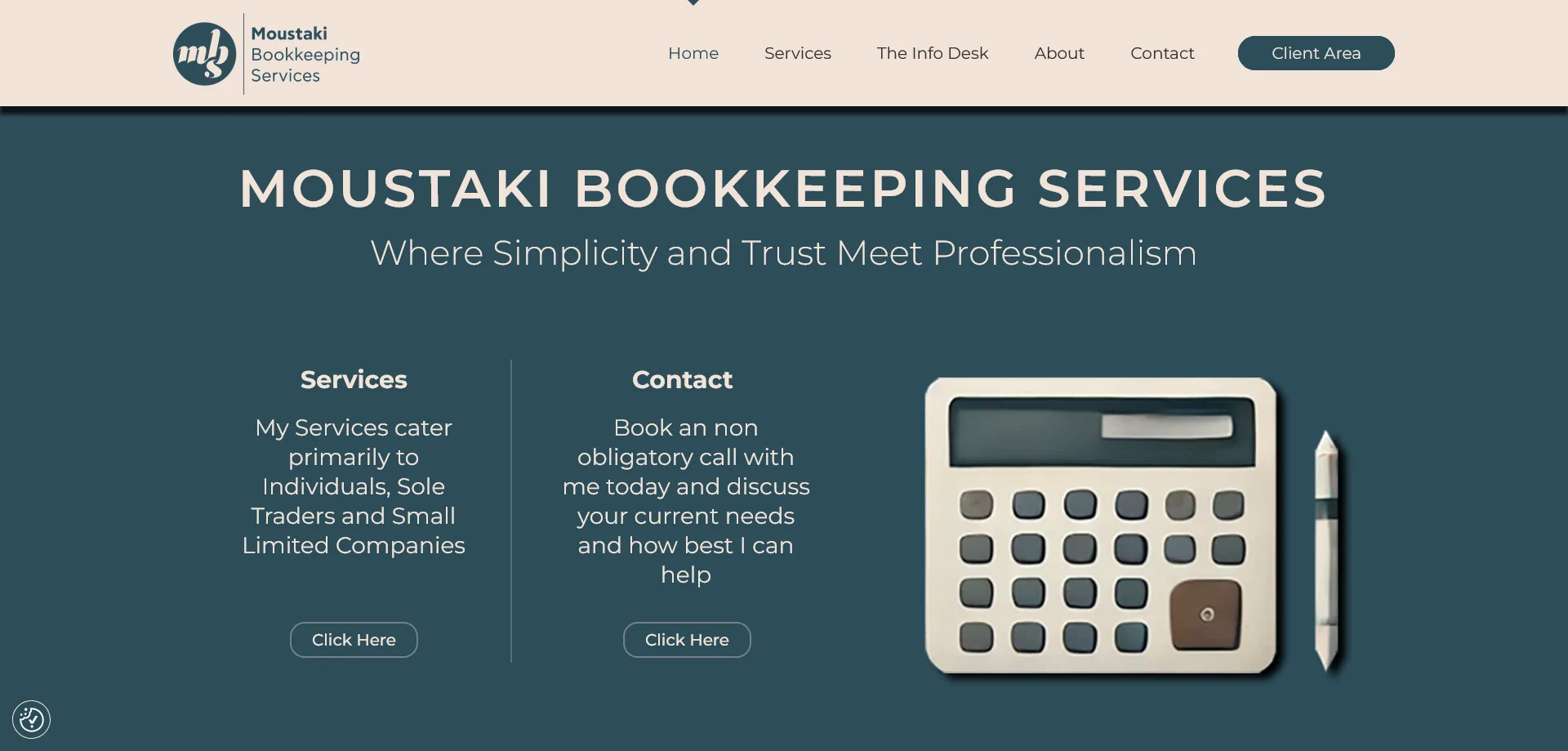MBS bookkeeping services website